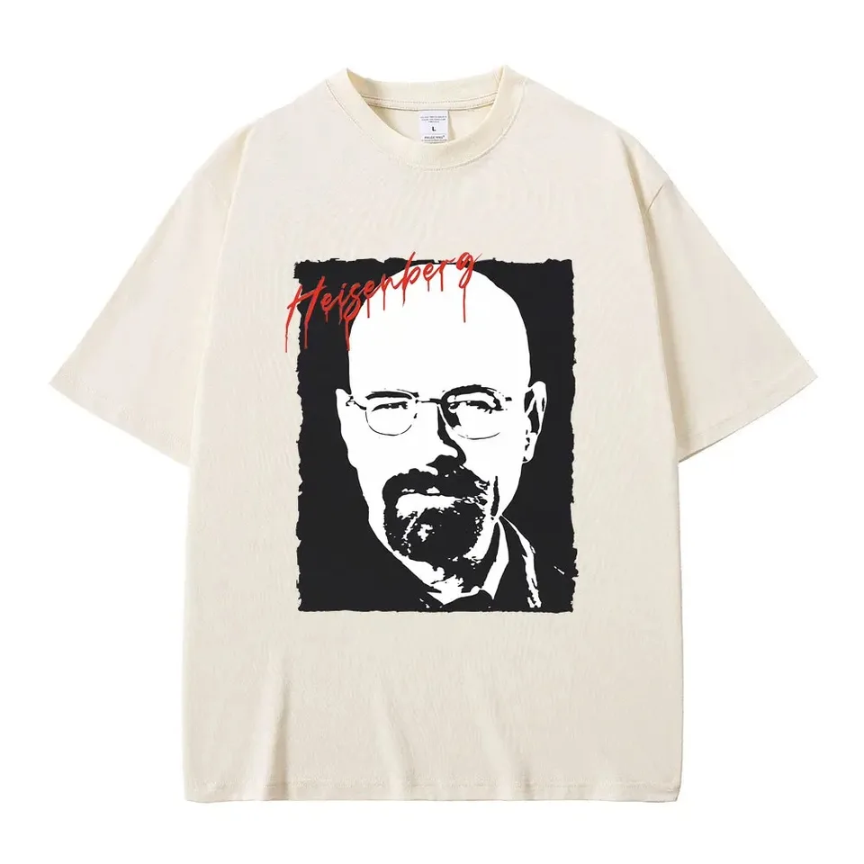 TV Play Breaking Bad Heisenberg Walter White Graphic Tlač Tričko Men módne ležérne vinobranie tričko mužské čisté bavlnené odpaliská