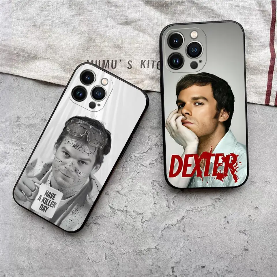 TV Show Dexter Morgan telefón pre iPhone 16 15 14 13 Mini 11 12 Pro Max xr x xs 7 8 plus nárazový odolný zadný kryt