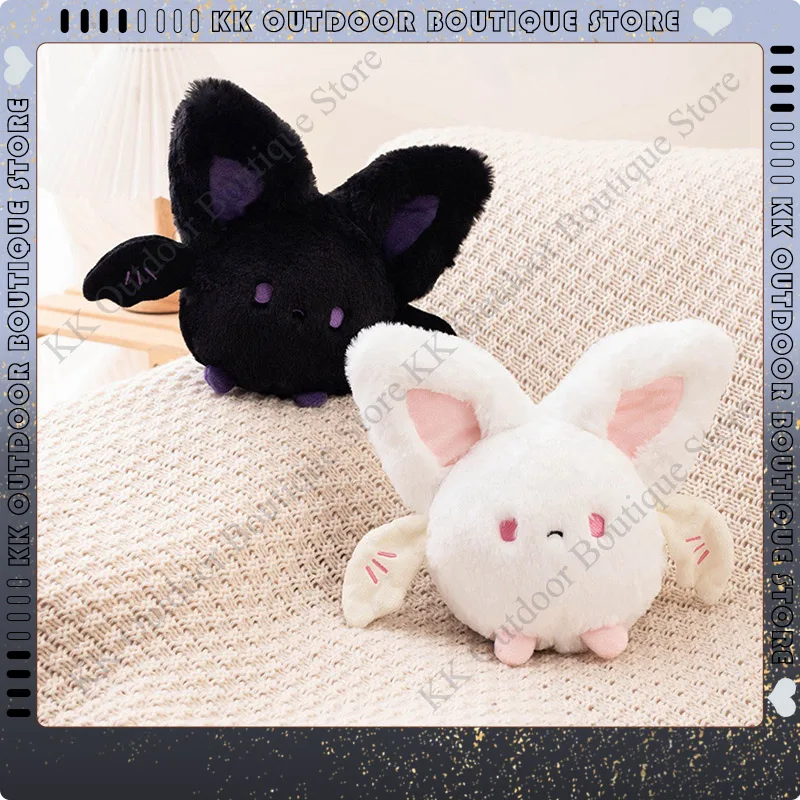 Tvar lopty Bat Plush Toy Dark Evil Demon Bat Bat Halloween Doll Plushie Plsed Pink White White Angel Fairy Hračky vianočné deti darček