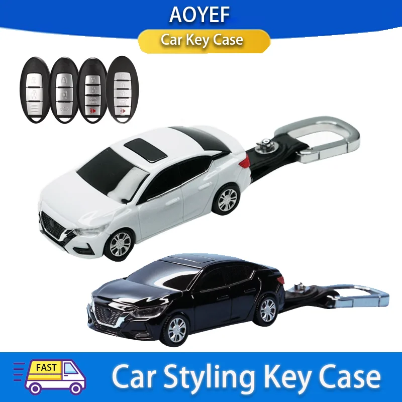 Tvar modelu automobilu pre Nissan Versa Maxima Altima Rogue Armada Sentra Murano pre Infiniti FX35 QX60 3 4 TLAČIDLA Kľúčom na kľúče