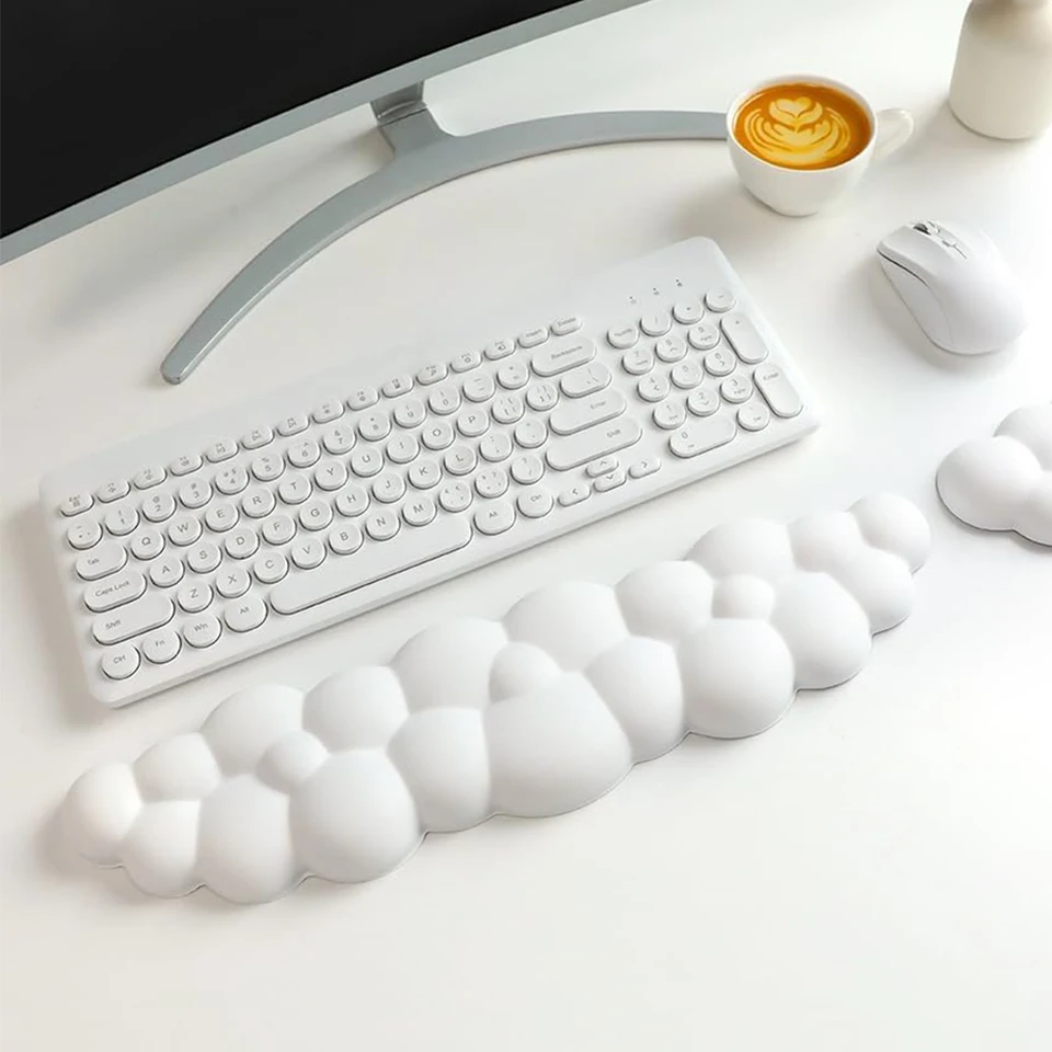 Tvarový tvar zápästia REST PAD PAD proti skĺzavému stolu MAT MAME PAME PENA PALL REST REST ERGONOMICKÁ MOŽNÁ POMÁKA TYPING TYPING REST OFFICKÁ PRÍSLUSA
