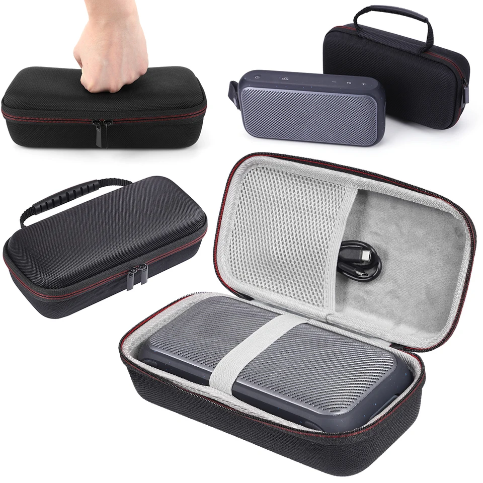 Tvrdo prenášanie puzdra proti šokpe ochranné puzdro Eva Eva Anti-Scratch Storage Bag Splash nepriestrelný proti dropu pre SoundCore Motion 300
