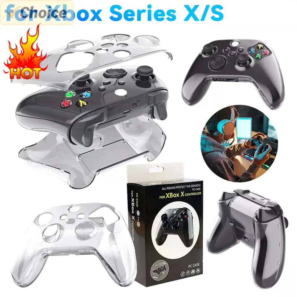 Tvrdá ochranná puzdro s nárazovou priehľadnou pokožkou puzdrom pre puzdro pre puzdro pre puzdro pre Xbox série X/S Príslušenstvo