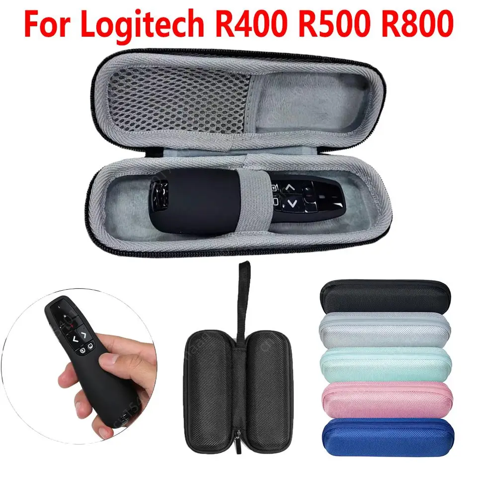 Tvrdé puzdro pre Logitech R400 R500 R800 PPT Preinters Moderátor bezdrôtového diaľkového ovládacieho priestoru Ochranné vrecká