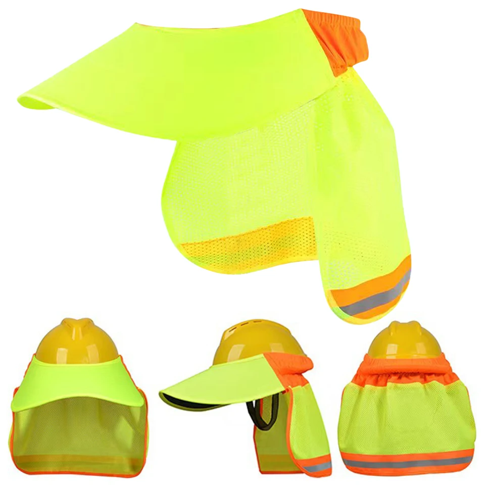 Tvrdý klobúk slnečný tieň slnečný klobúk slnečný štít Reflexná sieť Sunshade Hard Hat Hat