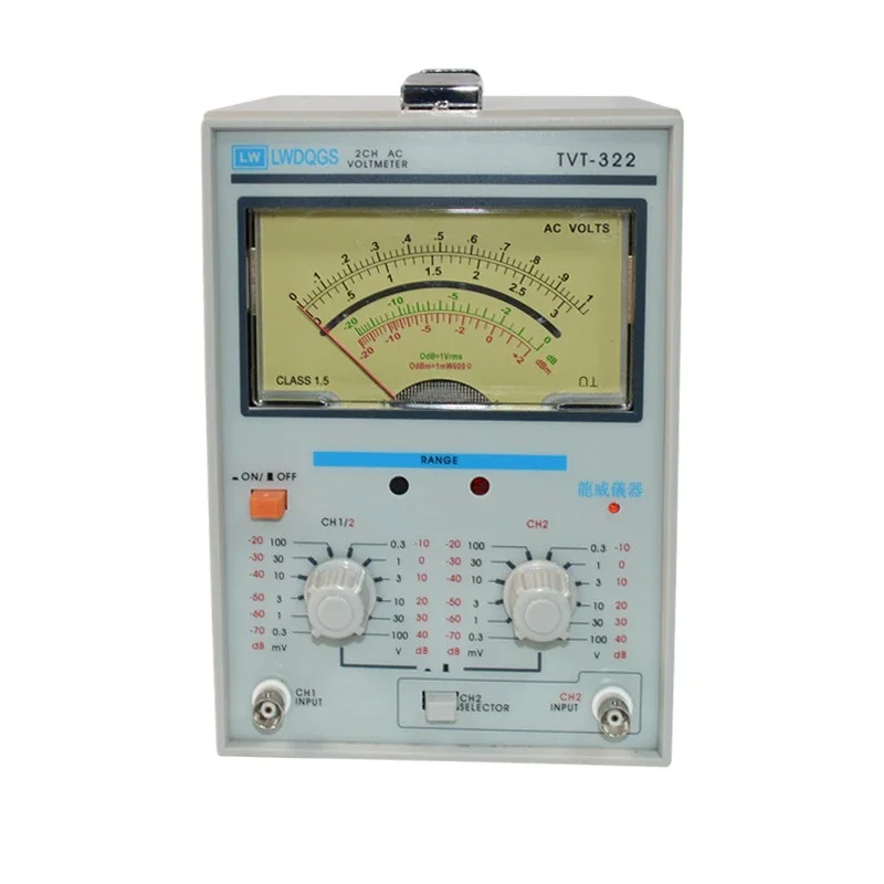 TVT-322 Duálny kanál Milivoltmeter Dvojitá ihla Millivoltmeter Nový dizajn Vysoké kvalitné nástroje na meranie napätia ukazovateľov