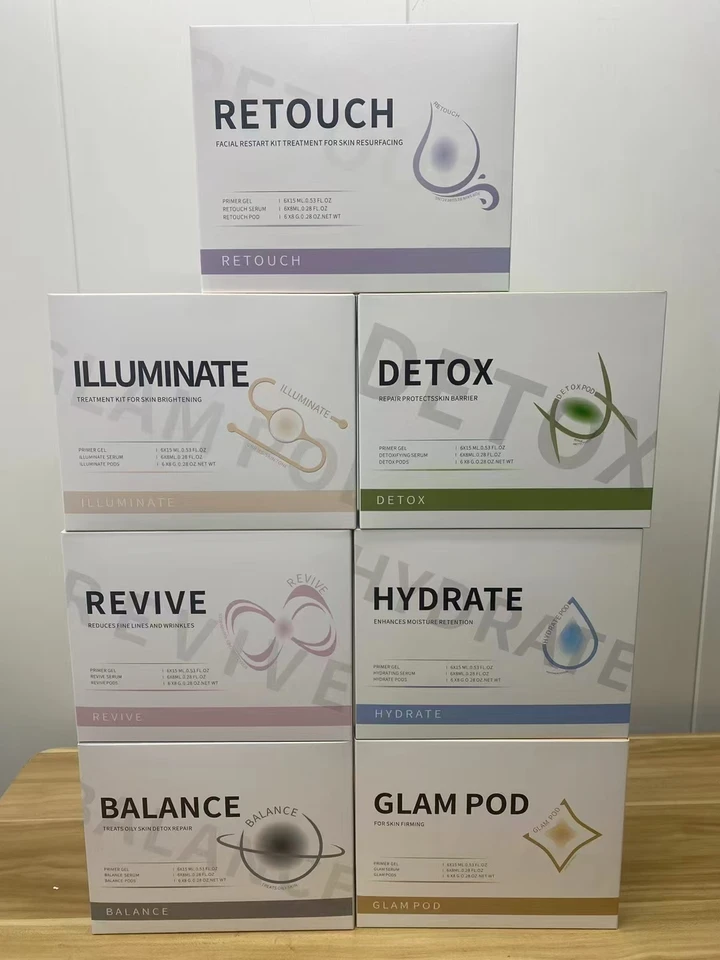 Tvár EXFOLIATY ROAL HYDRÁTNE SERUM GEL GEL Hlboka čistiaca pokožka pre oživenie súprav