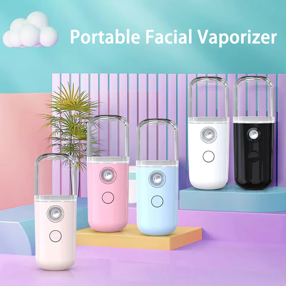 Tvár Hydrat Spray Mini nano nano pstrager prenosný nabíjateľný malý parník bezdrôtový nano osobný hydratový postrek na tvár