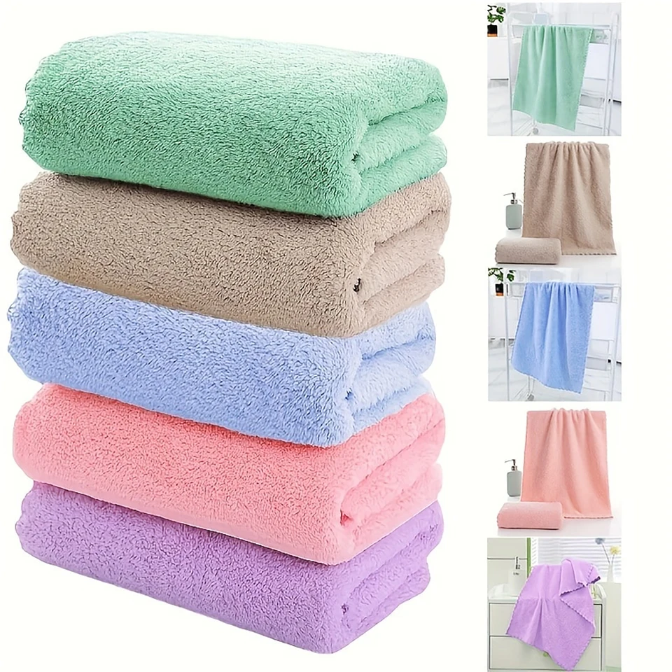 Tvárový uterák koralový zamat Small Square Feare Tave Uteela Ruky Uterák Domácna utierka Hlava Absorbentná rýchla sušiaci uterák 5 balení