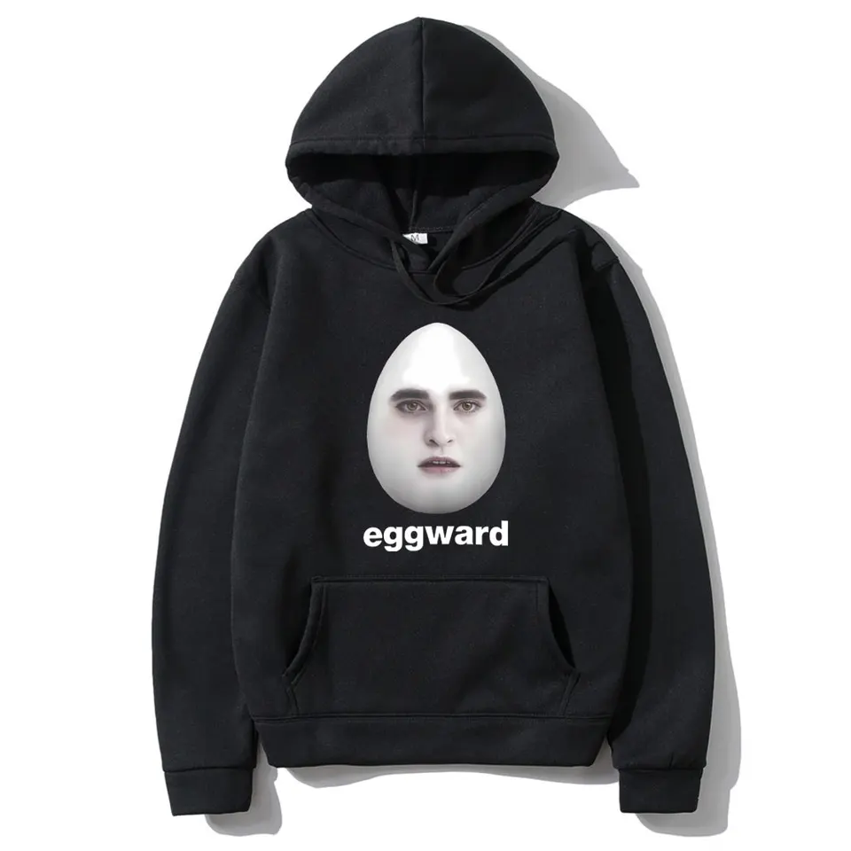 Twilight Edward Cullen Parody Humor Hoodie Robert Pattinson Funny Meme Hooded Tracksuit Pánske fleecové bavlnené mikiny