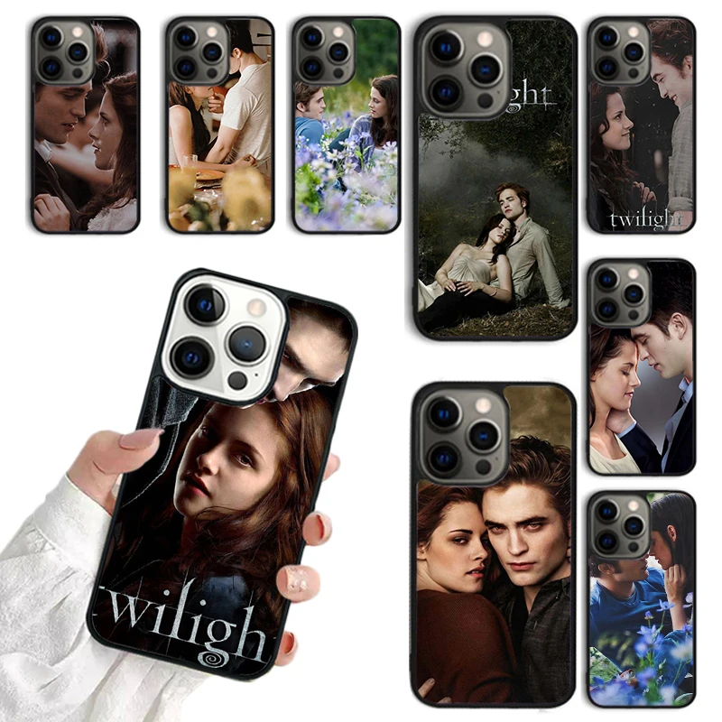 Twilight Isabella Edward Cullen telefón pre iPhone 16 15 14 13 12 12 Pro Max Plus xs Max xr Cover Shell Coque