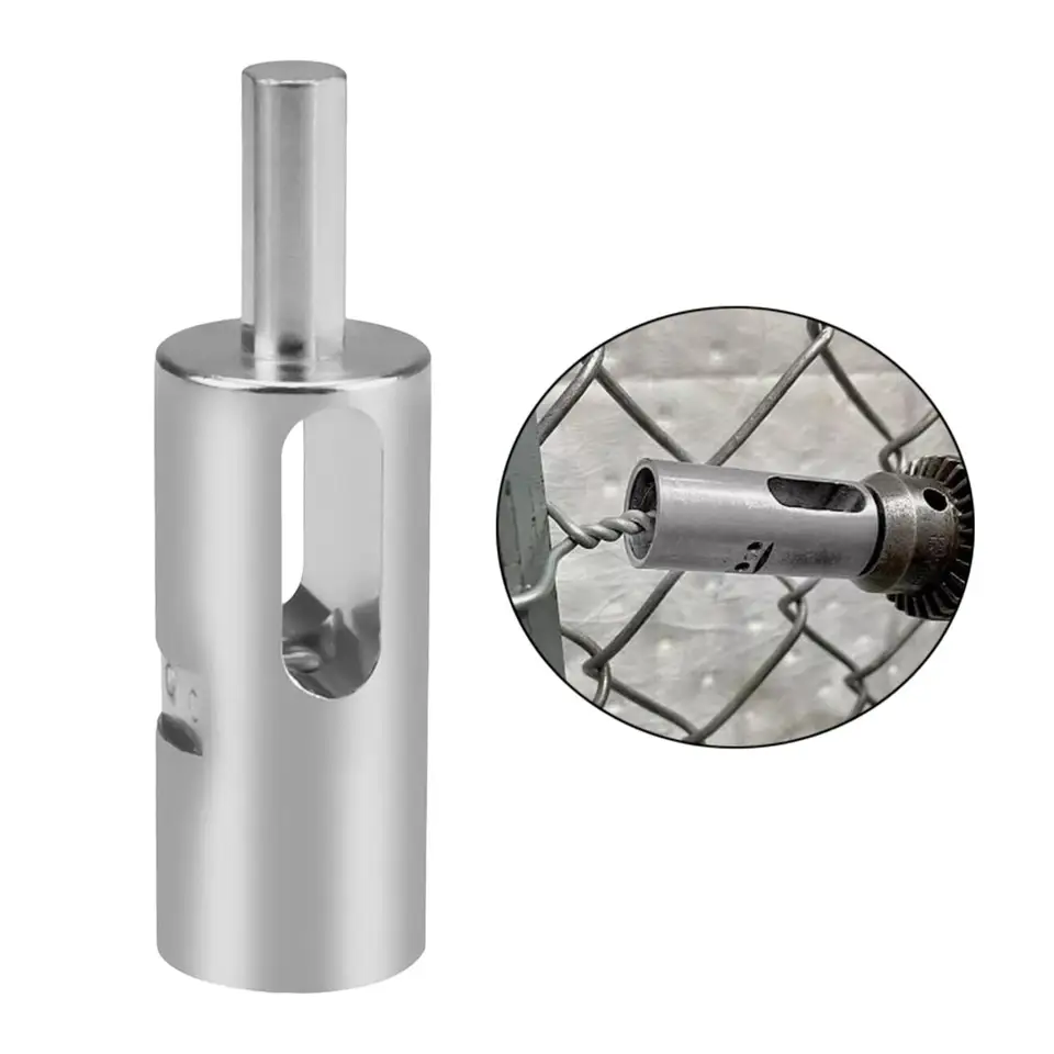 Twist Ties 9 Grase Drill Chuck Tool Elektrické vŕtacie príslušenstvo oceľový plot Twist kravata Nástroj na vonkajšie nádvorie vonkajšie oplotenie