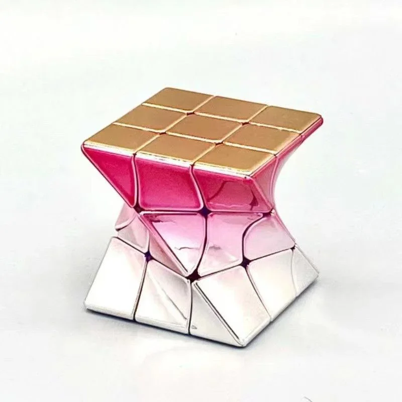 Twisted Third Order Colorful Magic Cube 3x3x3 Alien Solid Color Magic Cube Fun Puzzle Hračky pre deti