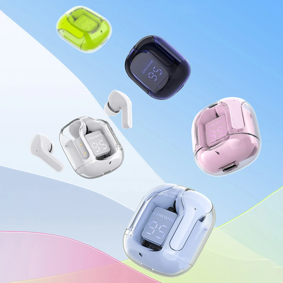 TWS Bluetooth 5.3 slúchadlá Hifi HiFi LED Digitálne zobrazenie Digitálne zobrazenie Hluk Hladina bezdrôtových herných slúchadiel