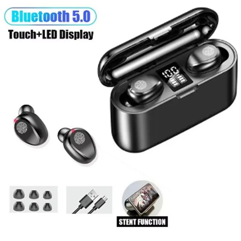 TWS Wireless ESPORTS slúchadlá Bluetooth Sports Music slúchadlá vhodné pre Xolo Prime Tecno Pop 4 LTE Oppo Reno 5G Motorola