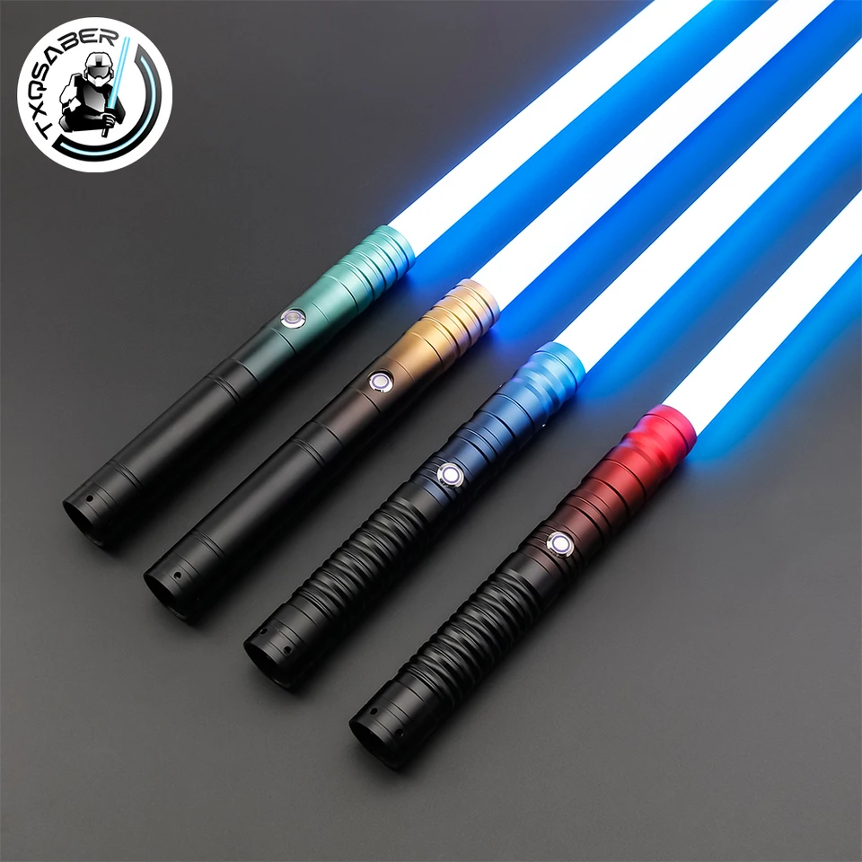 TXQSABER LESTRABER STRAČNÉ DUELING KELOVANÉ HILT 4 SOUNDFONTS 12 Colors Laser Swords Jedi Cosplay Hračky