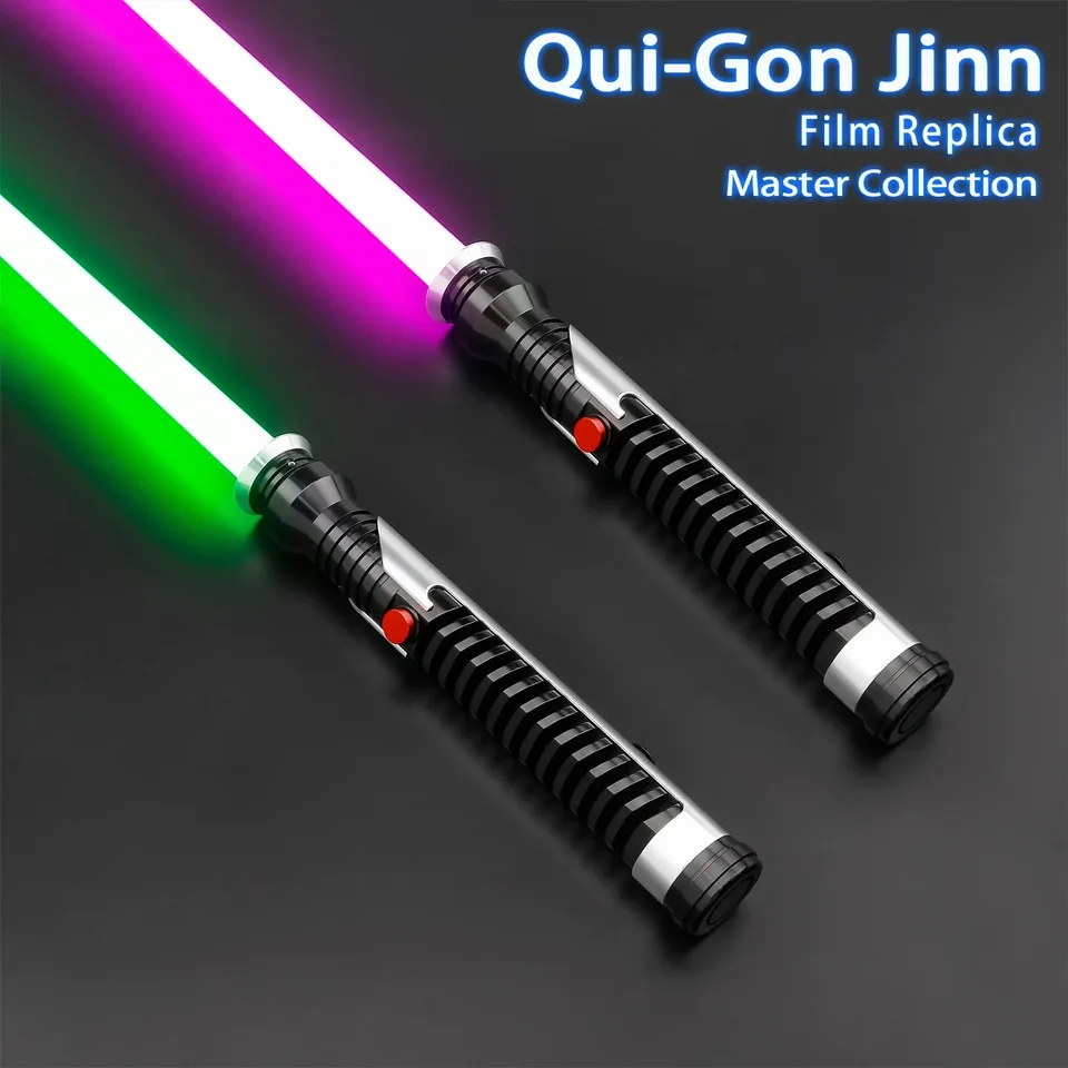 Txqsaber qui-gon jinn svetelný meč SNV4 PROFFIE2.2 ťažké dueling svetlo meč meč s hladkým hojdačkou laserová fonda coSPALY Toy