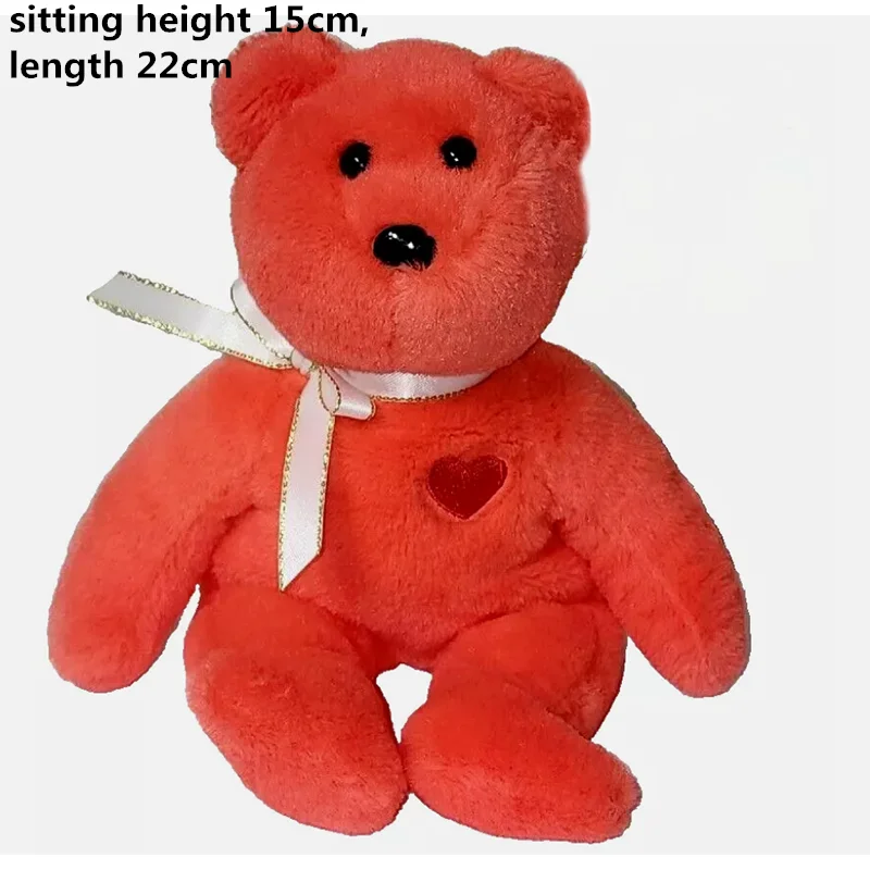 Ty Beanie Baby Valentino II medveď 30. výročie Limitovaná edícia 2023 Plyšové zvieratá zberateľné mäkké bábiky vianočný darček