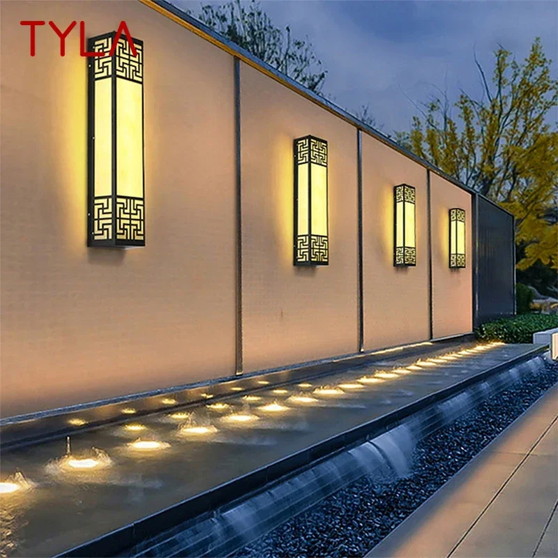 Tyla Contemporary LED vonkajšie nástenné lampy Elektrické jednoduchosť vodotesná balkónová chodba Courtyard Villa Gate Hotel
