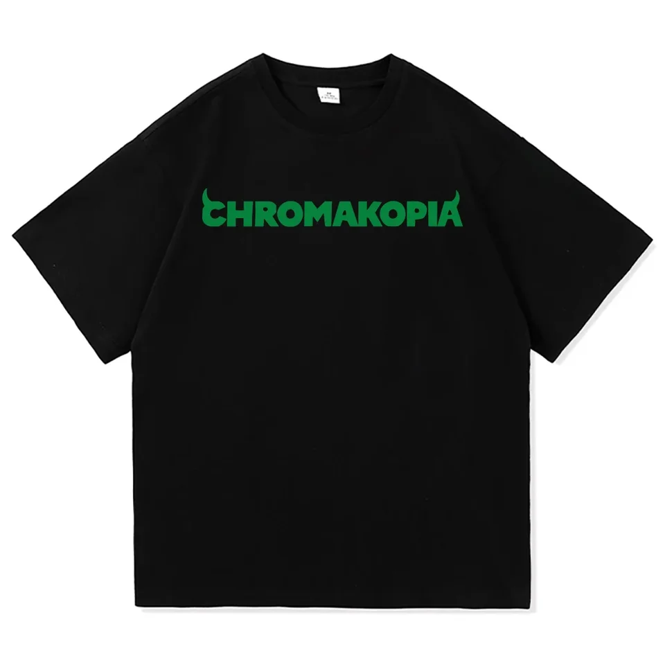 Tyler The Creator Chromakopia Tour 2024 T tričko Ženy estetické písmeno tlač Tričko Unisex Tees Tirls Streetwear