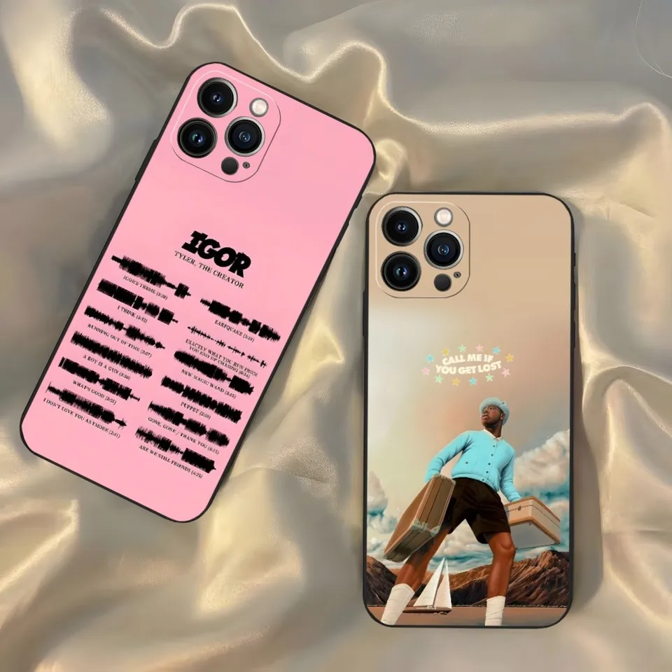 Tyler The Creator Igor Art Pase pre iPhone 15 14 13 12 11 Pro Max XR X XS Mini 8 Plus SE 2022 Čierny mäkký silikónový kryt