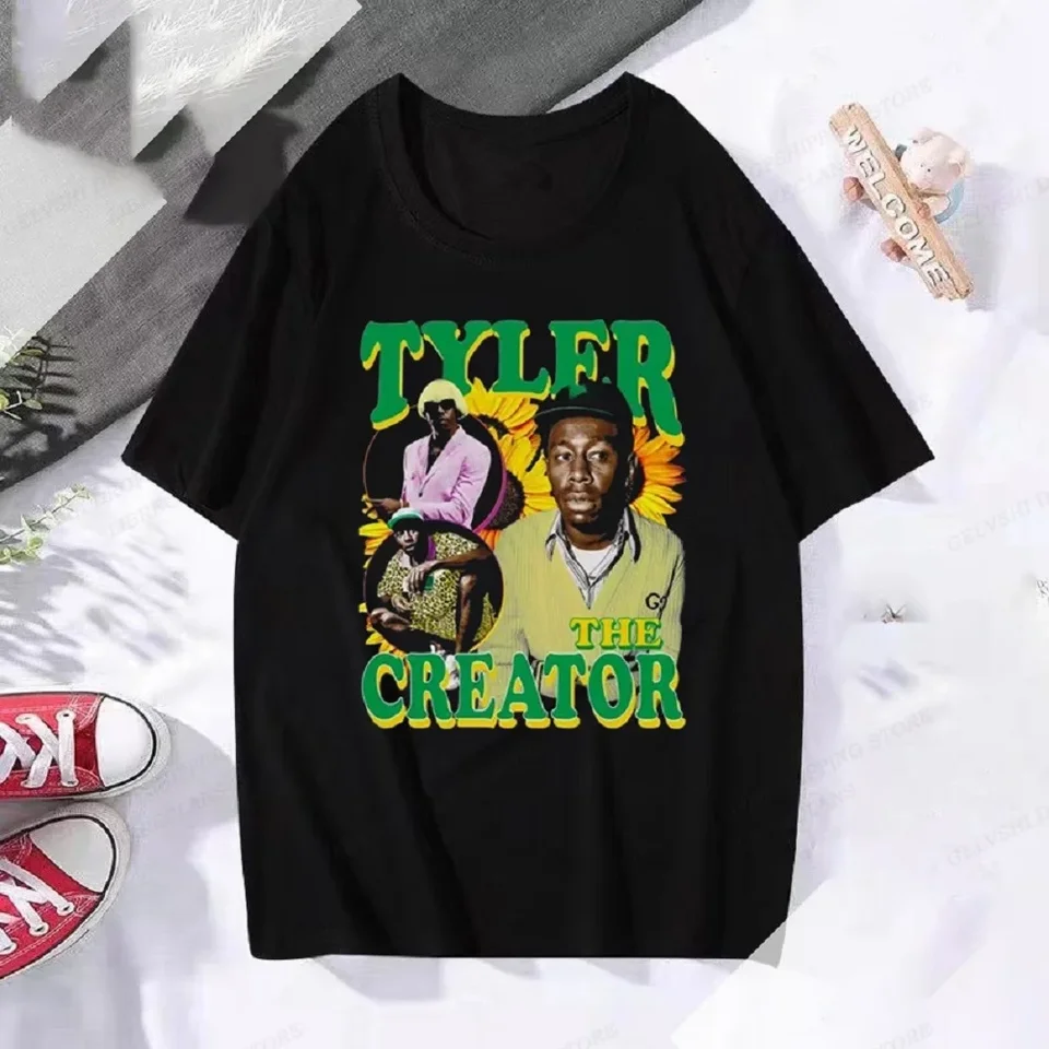 Tyler The Creator T tričko Men ženy módne bavlnené tričko Album Tops Boy Tees Camiseta Rapper