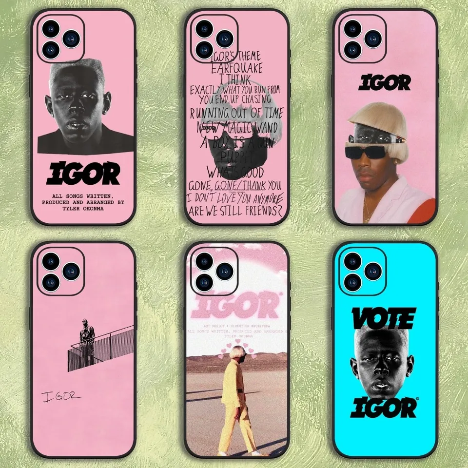 Tyler Tvorca igor telefónny puzdro pre iPhone15 14 13 12 11 Pro Max Mini x 7 8 Soft