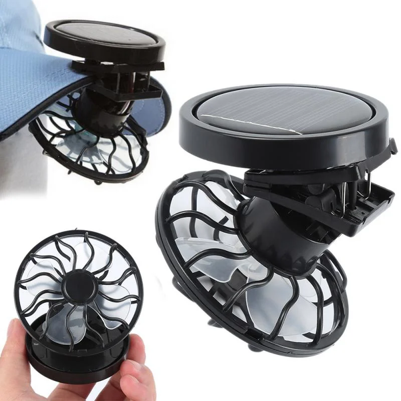 Typ klipu Outdoor solárny ventilátor prenosný mini ventilátor Outdoor turistické doplnky