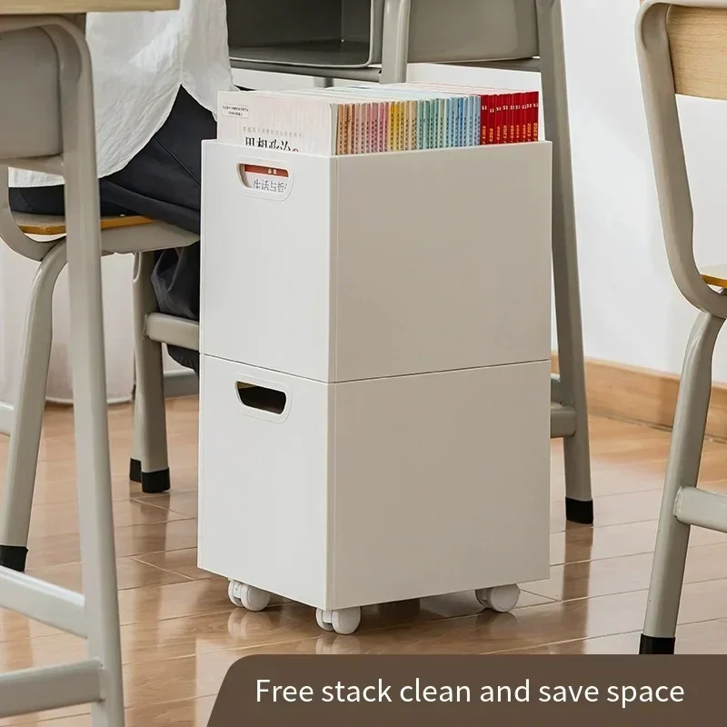 Typ časopisu Odnímateľné organizátor kolesa Kniha Can Floor Student Box Box Storage Storage s aranžím