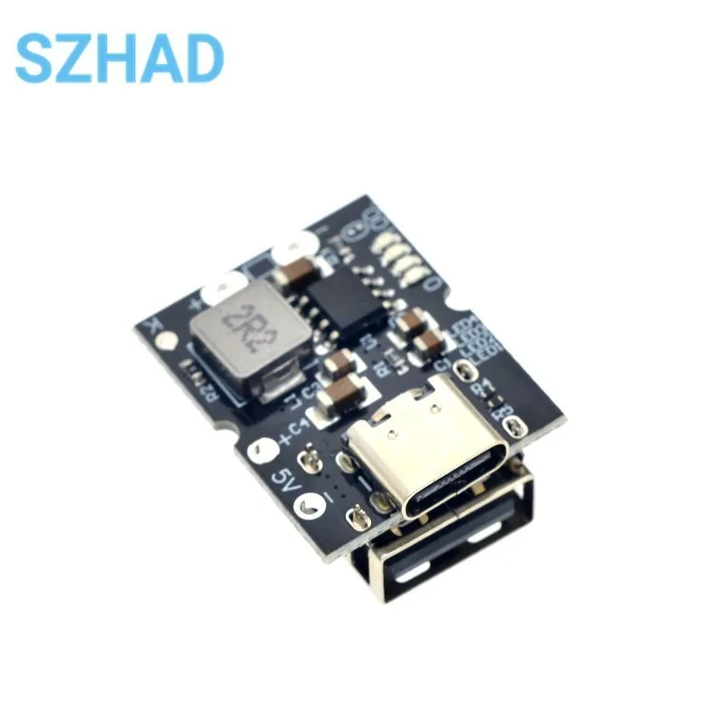 Type-C USB 5V 2A Boost Converter Step-Up Enquep Modul lítium nabíjanie nabíjania doska LED displej USB pre nabíjačku pre domácich majstrov