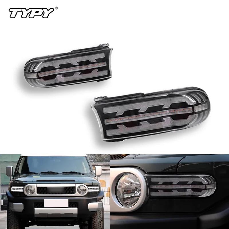 Typy 2ks LED denné svetlo pre bežecké svetlo pre Toyota FJ Cruiser 2007-2022
