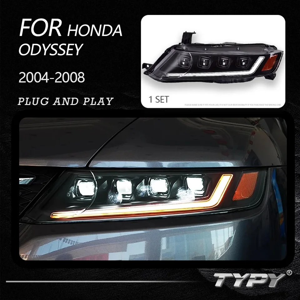 Typy Dynamic Signal Head Lamp Automotive Automotive Accessories Modifikovaná nová LED pre Honda Odyssey Svetlight 2004-2008