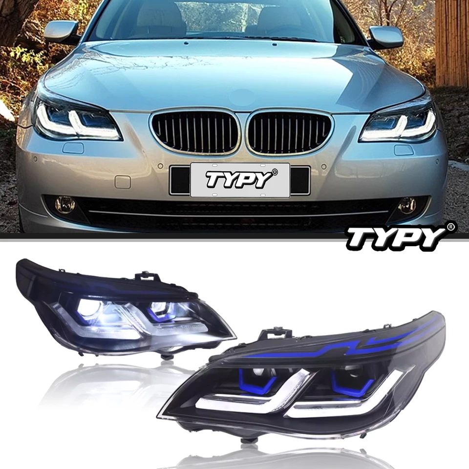 Typy Original Wholesale Cena Automatické zostavenie svetlometu pre BMW 5 Series E60/E61 2003-2010 Upgrade upravené LED svetlomet