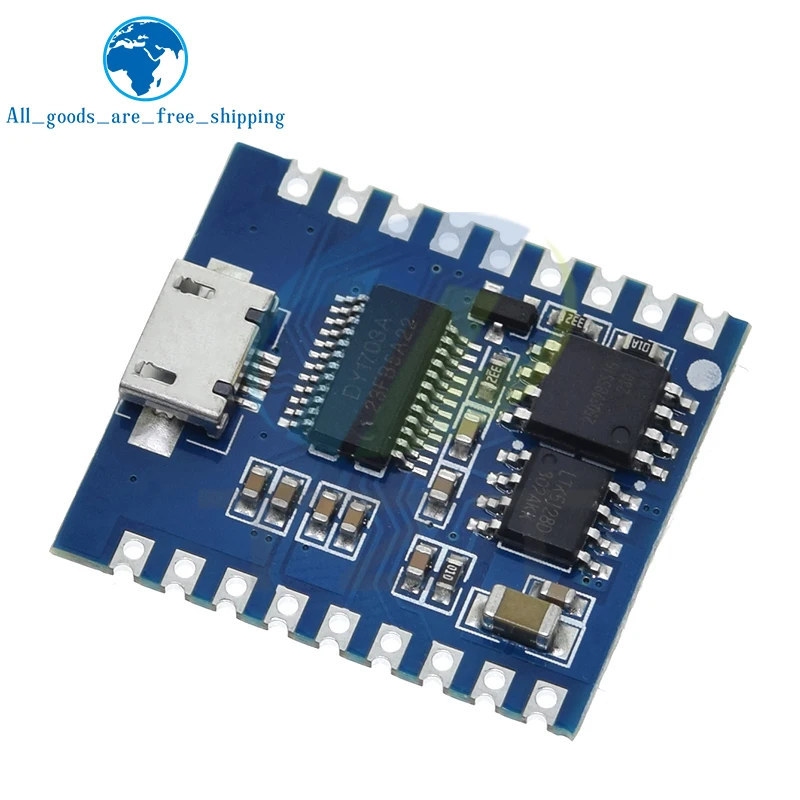 TZT DY-SV17F AUDIO MODUL MINI MP3 Player IO Trigger USB Flash Voice Modul mar25