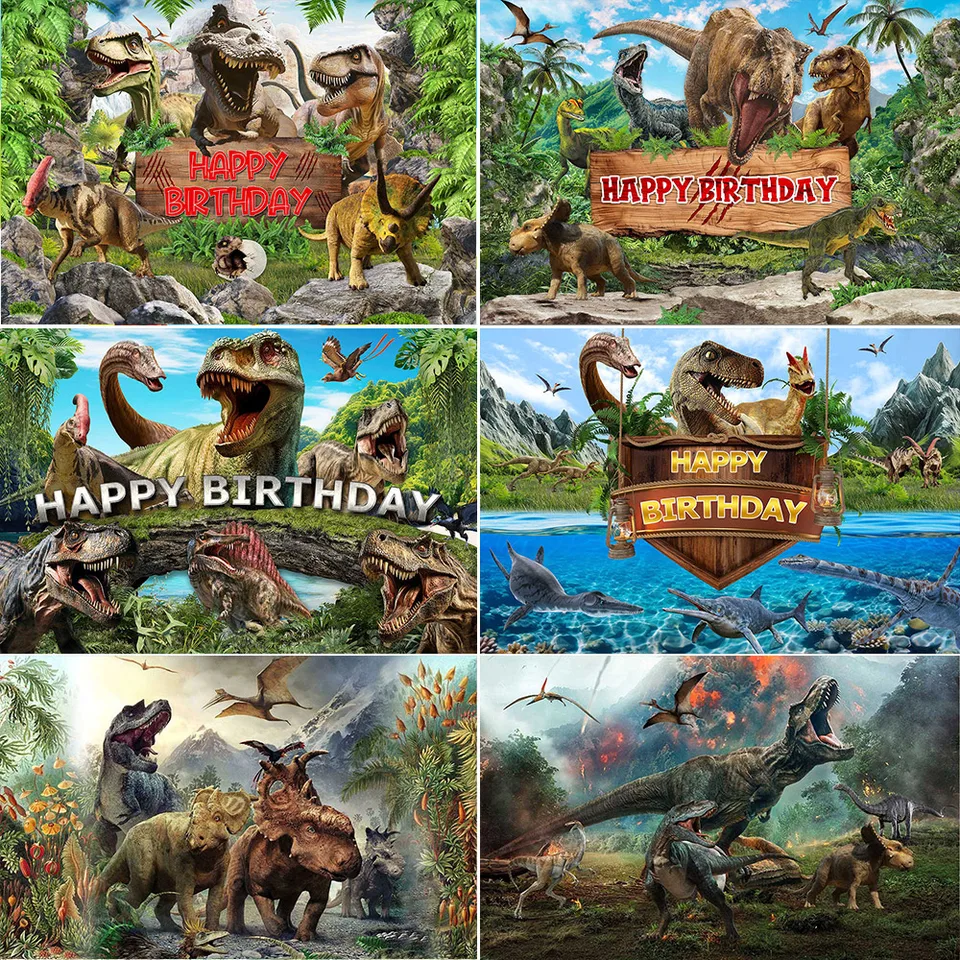 Téma dinosaura pre zvieratá Dinosauru