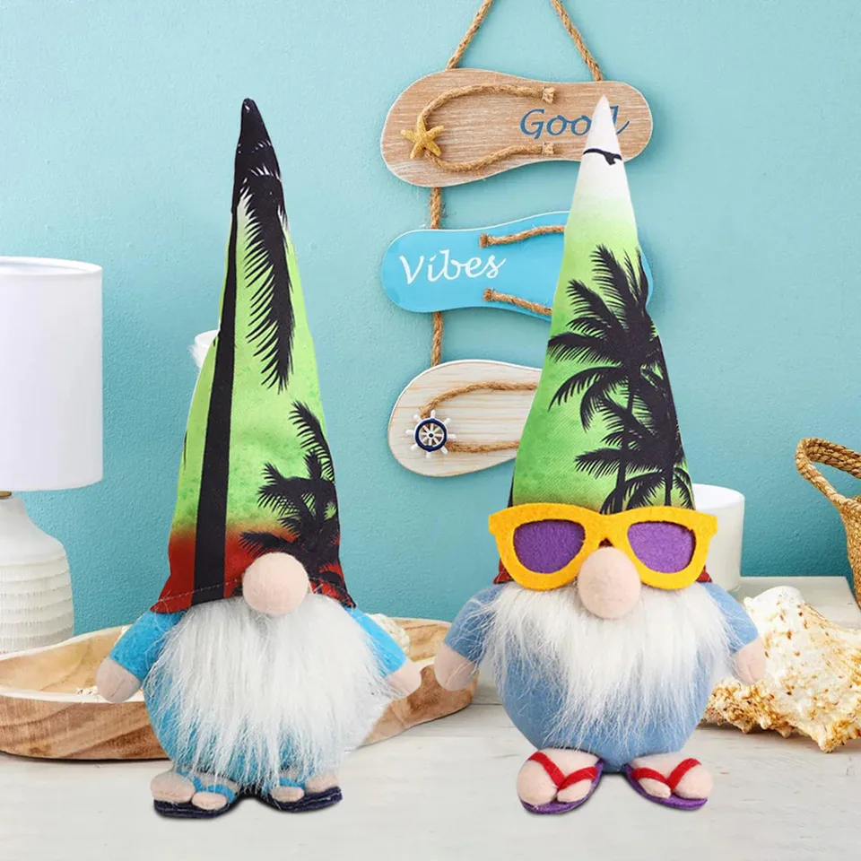 Téma Ocean Beach GNOME Vytvorte ozdobu stolová dekorácia a príslušenstvo dlhá brada Doll Home Decor Decoración de Habición