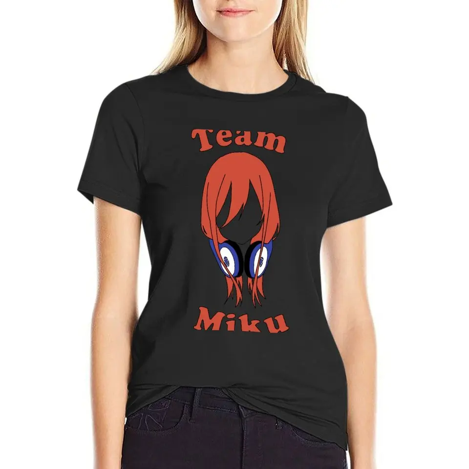 Tím Miku Nakano Tričko letné tričká s krátkym rukávom pre ženy