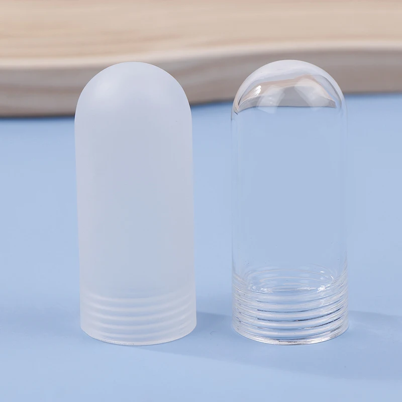 Túrka G9 Clear Glass Cover Závitý krk lampa tieň nahradenie pevného skla ochranná trubica mrazy pre mrazu pre žiarovku G9