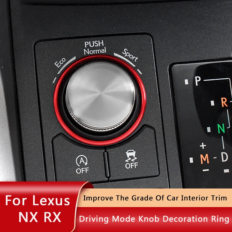 Tžijské vozidlo jazdu v aute Knižkový krúžok Kruhový kruh zapaľovacie zariadenie Prepínač tlačidiel dekorácie Príslušenstvo pre Lexus NX200300HRX300450H