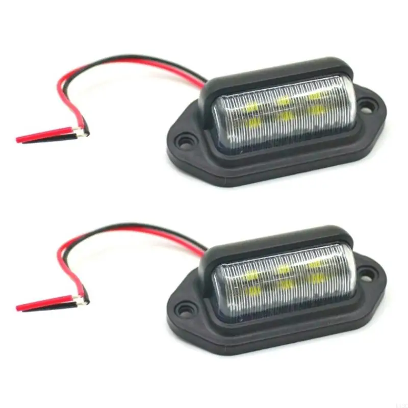 U13C Všeobecne 12V 24V LED SIGRE SVETLO Svetlo pre prívesné prívesky na príves karavany lišty 6 LED 6500K