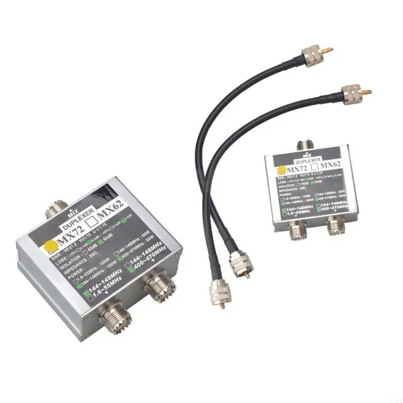 U4LC VHF+UHF Duplexer 144-148MHz/ 400-470MHz Rôzne frekvenčné vnútorné antény Kombinátor antény VHF+UHF Duplexer Anténa