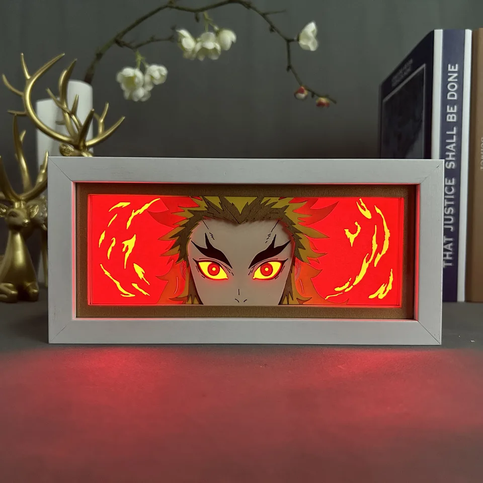 Uchiha obito papierová rezbárska 3D anime lampa LED svetelná skrinka Naruto sasuke gaara akčná figúrka dekorácie lampa brithday darček