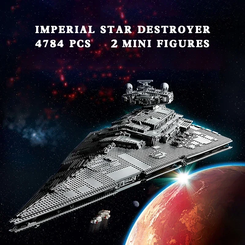 UCS Imperial Star Destroyer kompatibilný 75252 stavebné bloky tehly Super Great Ultimate Weapon SpaceCraft Christmas Darče