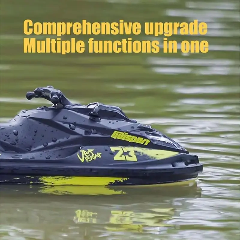 Udir/C Udi023 RC Speedboat Brushed 20 km/h 2,4G Jet Spray RC Loď vodotesný samo-priamy LED RTR vysokorýchlostné modely