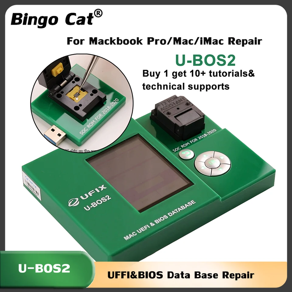 UFIX U-BOS2 UEFI & BIOS Databázový programátor Universal Board One U Disk Podpora pre MacBook IMac Pro Air od roku 2008-2020 Test
