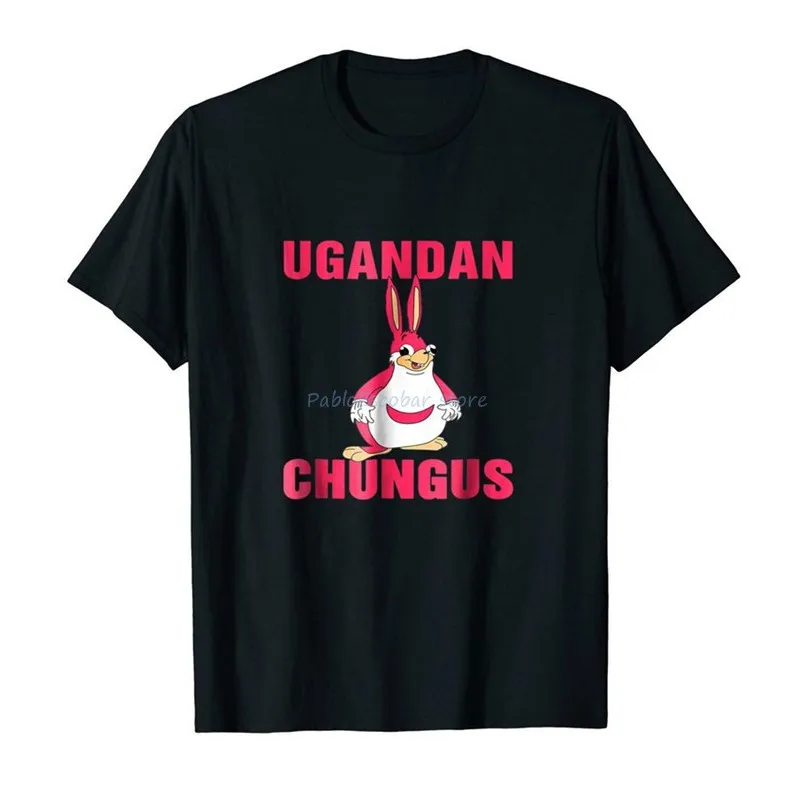 Ugandan Chungus Big Chungus Meme Funny čierne tričko S-5XLNew Unisex Funny Tops Tee tričko Men bavlnené tričko letné módne vrcholy