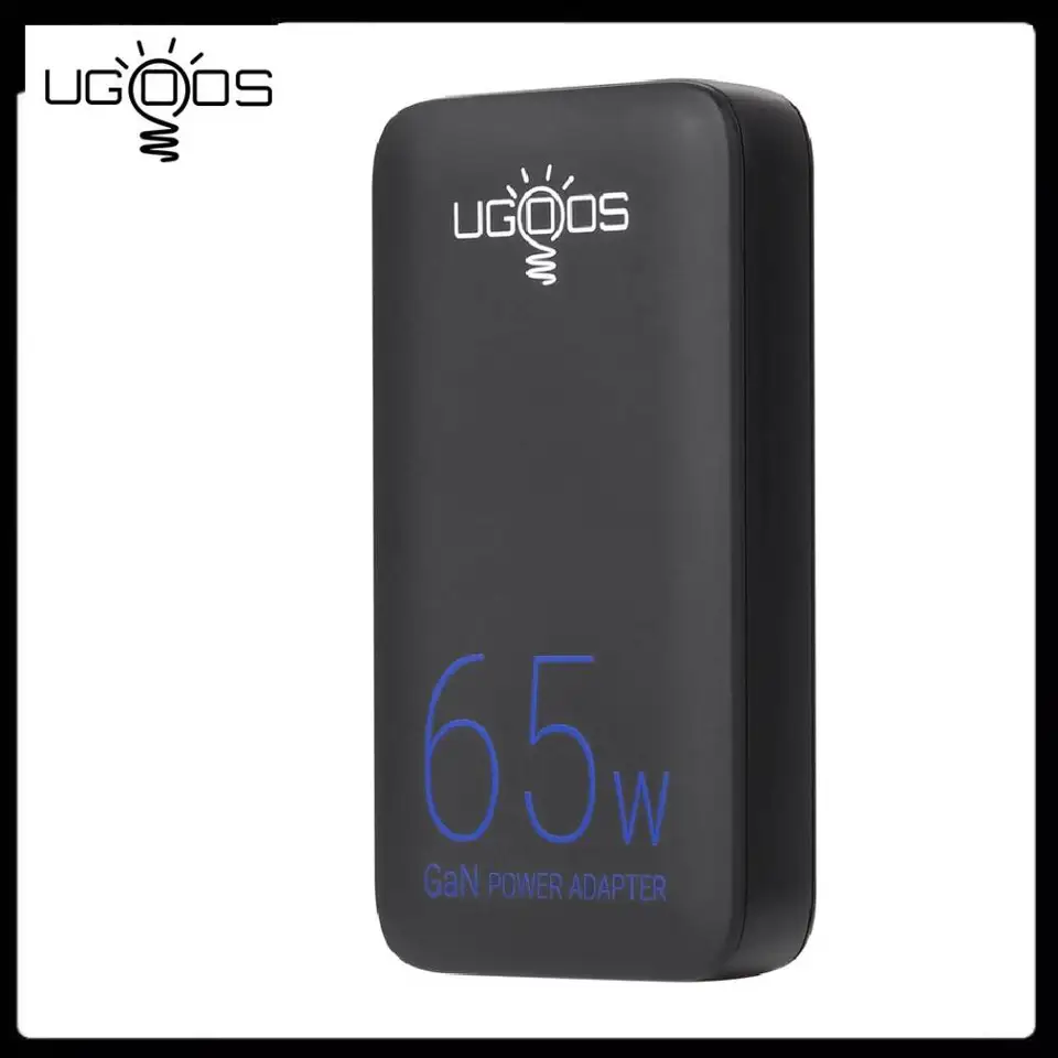 Ugoos Gan 65W Quick Charger pre iPhone 15 14 13 12 Pro Max Xiaomi 14 OnePlus Samsung S24 Ultra USB C Fast Charger Power Adapter