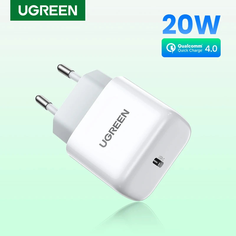 Ugreen USB Type C Charger 20W PD Fast Charger pre iPhone 14 13 12 Rýchly nabíjanie 4.0 30 nabíjačka telefónu pre Xiaomi Huawei PD nabíjačku