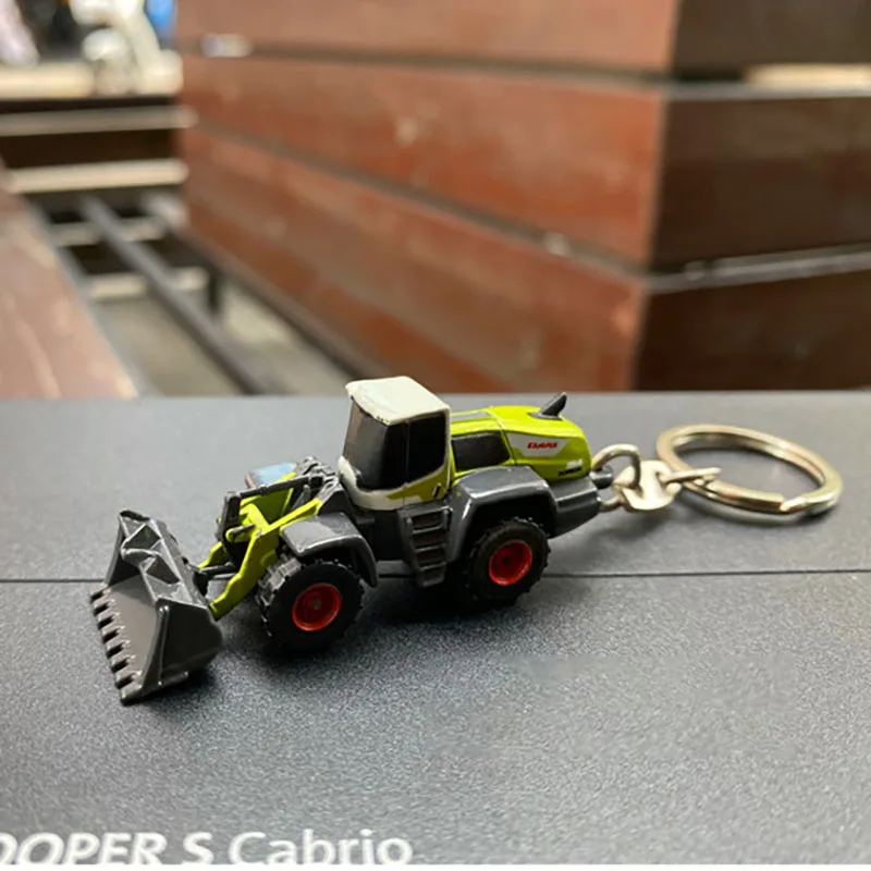 UH Mini Claas Torion1914 Nakladač poľnohospodárskych kovov kovový kľúče Model Ozdoby dekorácie Darček