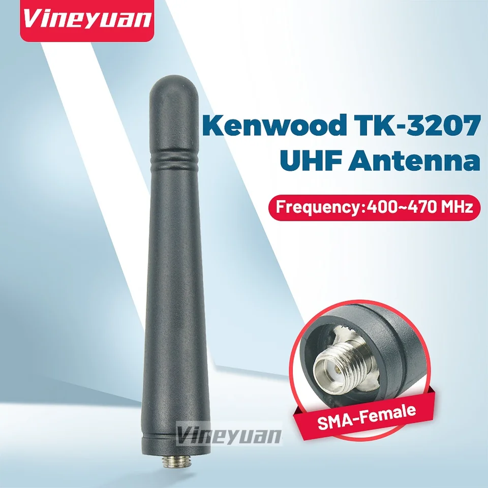 UHF 400-470MHz anténa SMA-FEMALE pre Kenwood TK340, TK349, TK350, TK3100, TK3101, TK3102, TK-3107 TK3207 BAOFENG UV-5R Rádio